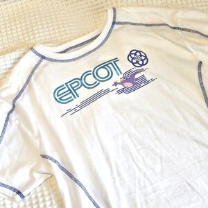 Disney World Epcot White T-Shirt with Figment